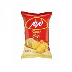 مزه چیپس ساده نمکی 120 گرم مزمز